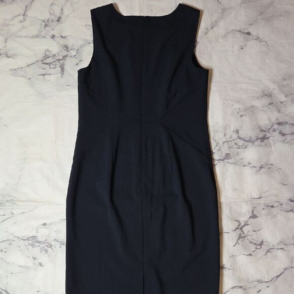 Ann Taylor Navy Sleeveless Midi Dress - Picture 9 of 9